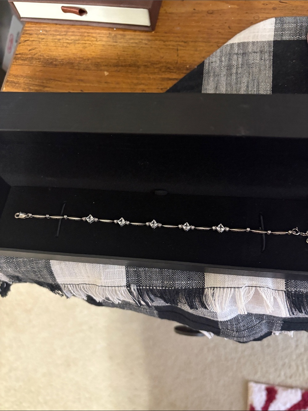 Sterling Silver Cubic Zirconia Bracelet in Silver